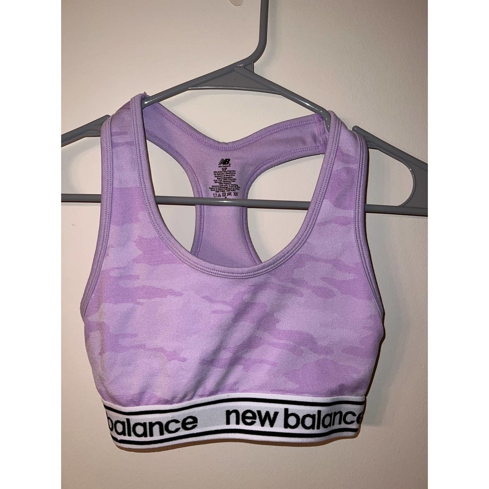 New Balance Purple Camo Sports Bra